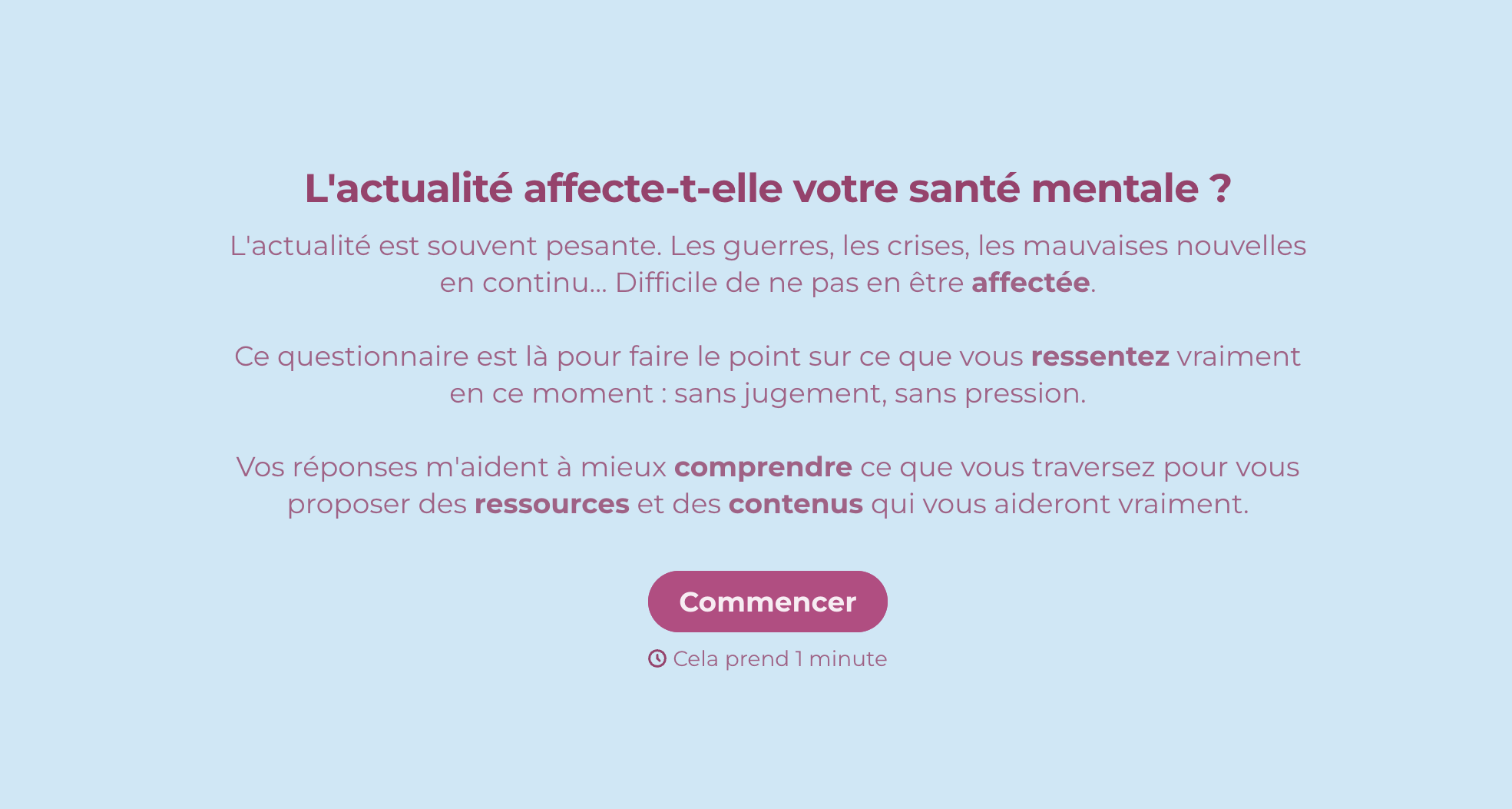 Test anxiété actualité